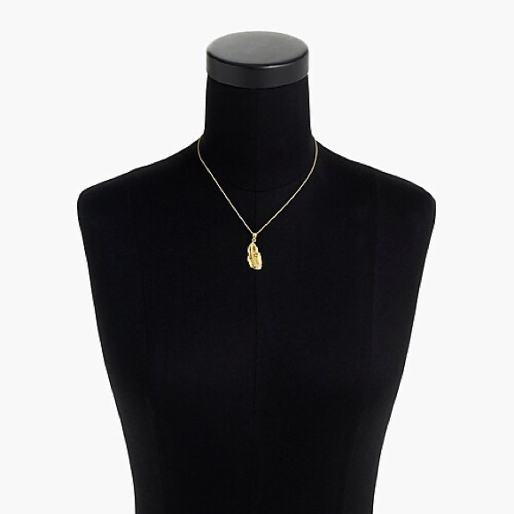 J. CREW Demi-fine 14k Gold-plated Feather … - Picture 4 of 5